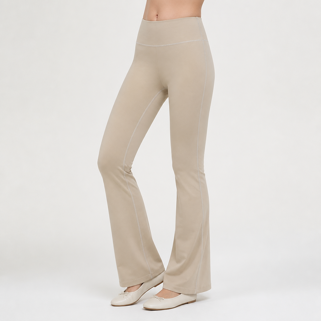 Cindy | Womens Flare Leggings High Waisted Yoga Gym Sports Pants, Design 1