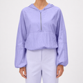 Clarice | Womens Water Resistant Hooded Lightweight Windbreaker Jacket, Lavender