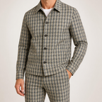 Cleo | Mens Tracksuit Shacket Two Piece Set Jacket Trousers Casual, Design 12