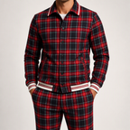 Cleo | Mens Tracksuit Shacket Two Piece Set Jacket Trousers Casual, Design 9