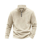 Clinton | Mens Fleece Half Zip Warm Casual Sweatshirt