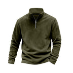 Clinton | Mens Fleece Half Zip Warm Casual Sweatshirt