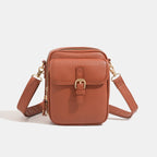 Coleman | Mens Leather Look Crossbody Messenger Shoulder Phone Bag