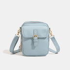 Coleman | Mens Leather Look Crossbody Messenger Shoulder Phone Bag