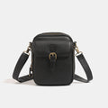 Coleman | Mens Leather Look Crossbody Messenger Shoulder Phone Bag