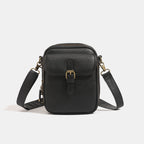 Coleman | Mens Leather Look Crossbody Messenger Shoulder Phone Bag