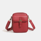 Coleman | Mens Leather Look Crossbody Messenger Shoulder Phone Bag
