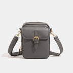 Coleman | Mens Leather Look Crossbody Messenger Shoulder Phone Bag