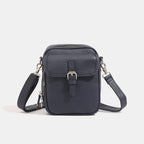Coleman | Mens Leather Look Crossbody Messenger Shoulder Phone Bag