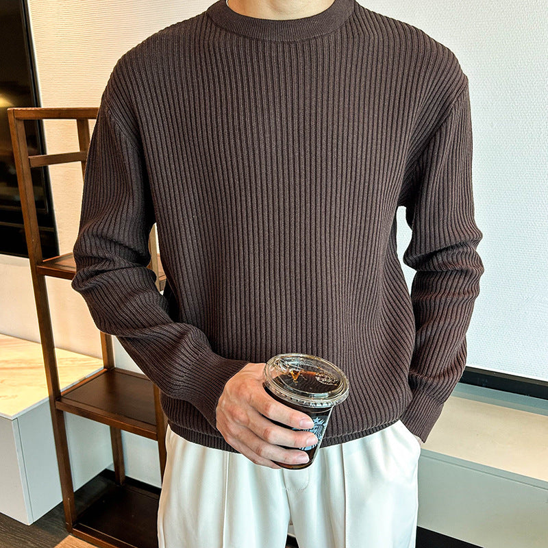 Colin | Mens Turtleneck Sweater Roll Neck Knit Base Layer Pullover
