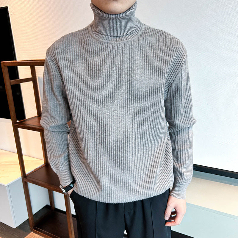 Colin | Mens Turtleneck Sweater Roll Neck Knit Base Layer Pullover
