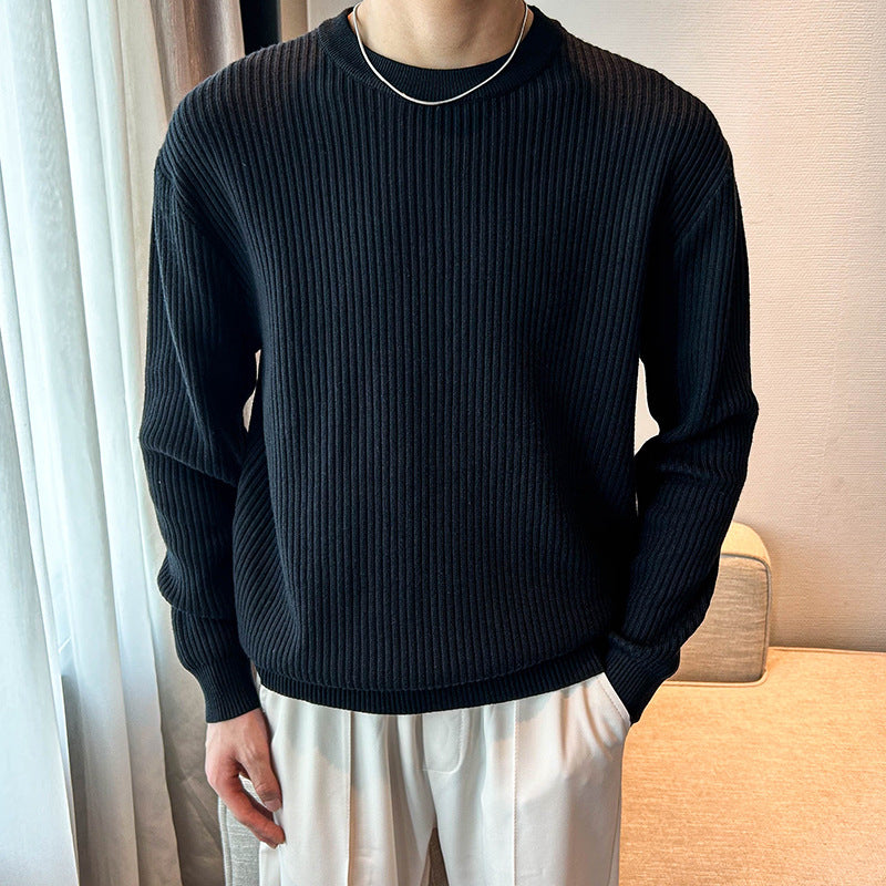 Colin | Mens Turtleneck Sweater Roll Neck Knit Base Layer Pullover