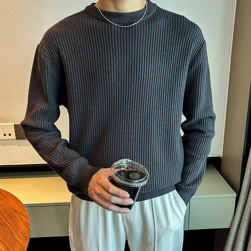 Colin | Mens Turtleneck Sweater Roll Neck Knit Base Layer Pullover