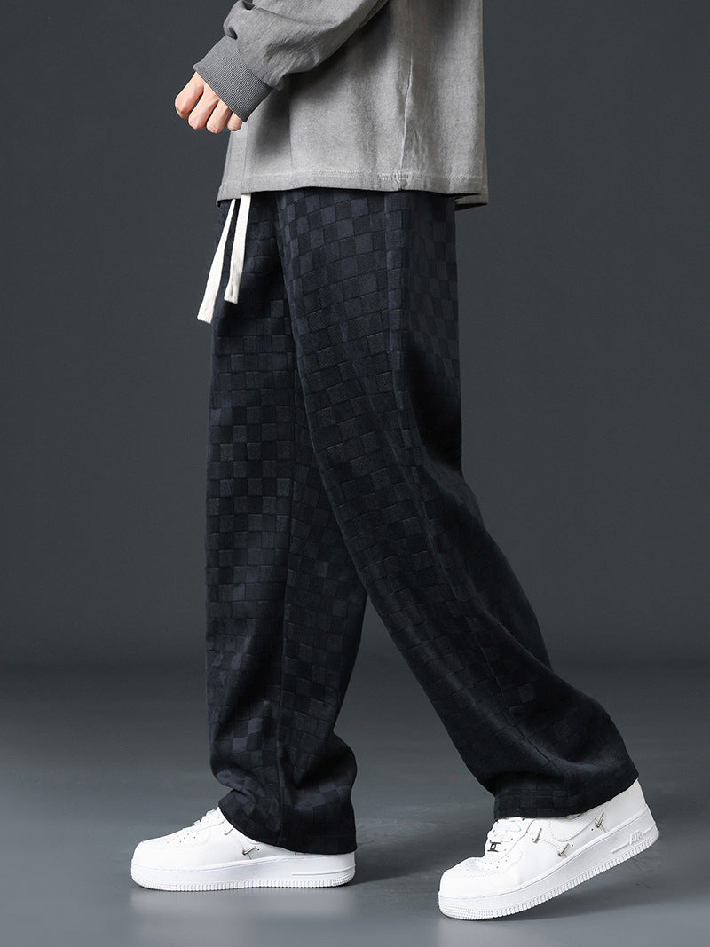 Cooper | Mens Corduroy Wide Leg Straight Loose Casual Pants