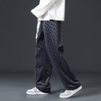 Cooper | Mens Corduroy Wide Leg Straight Loose Casual Pants