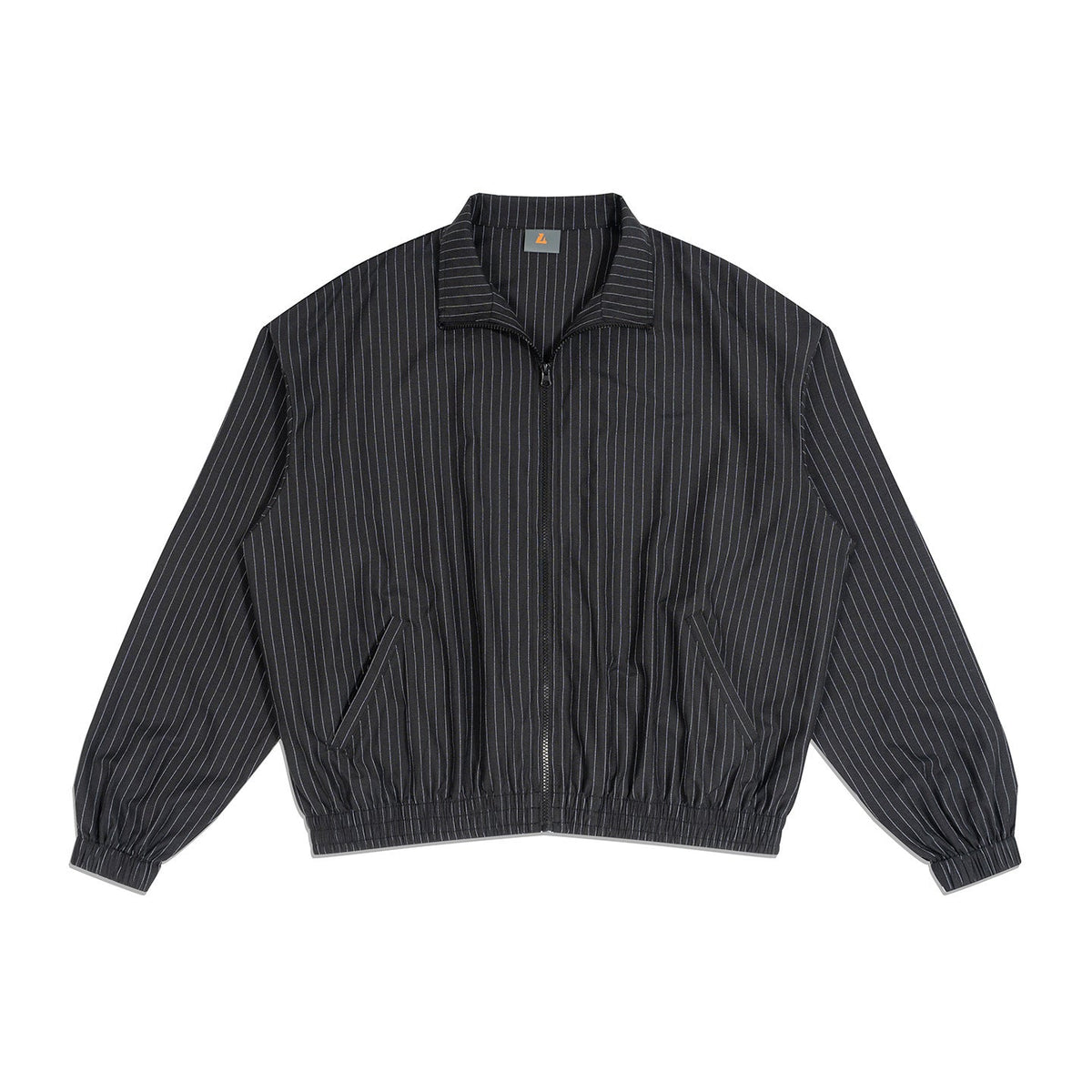 Corwin | Mens Striped Lightweight Stand Collar Zip Up Track Jacket