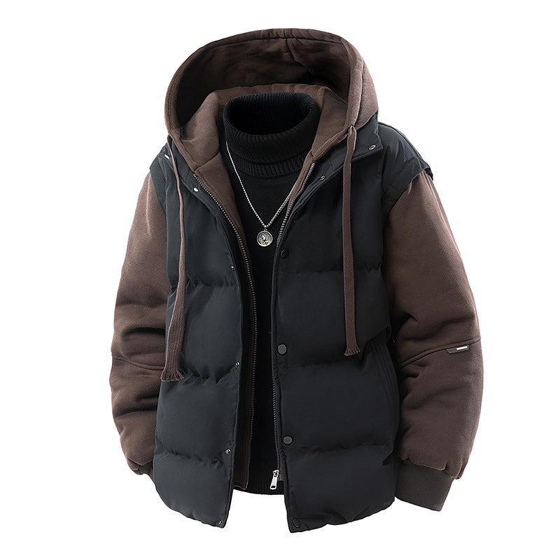 Dan | Mens Puffer Jacket Hooded Winter Padded Warm Workwear Coat