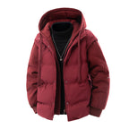 Dan | Mens Puffer Jacket Hooded Winter Padded Warm Workwear Coat