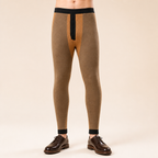 Dave | Mens Fleece Lined Thermal Warm Winter Thick Pants, Black 5