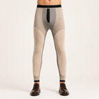 Dave | Mens Fleece Lined Thermal Warm Winter Thick Pants, Black 2