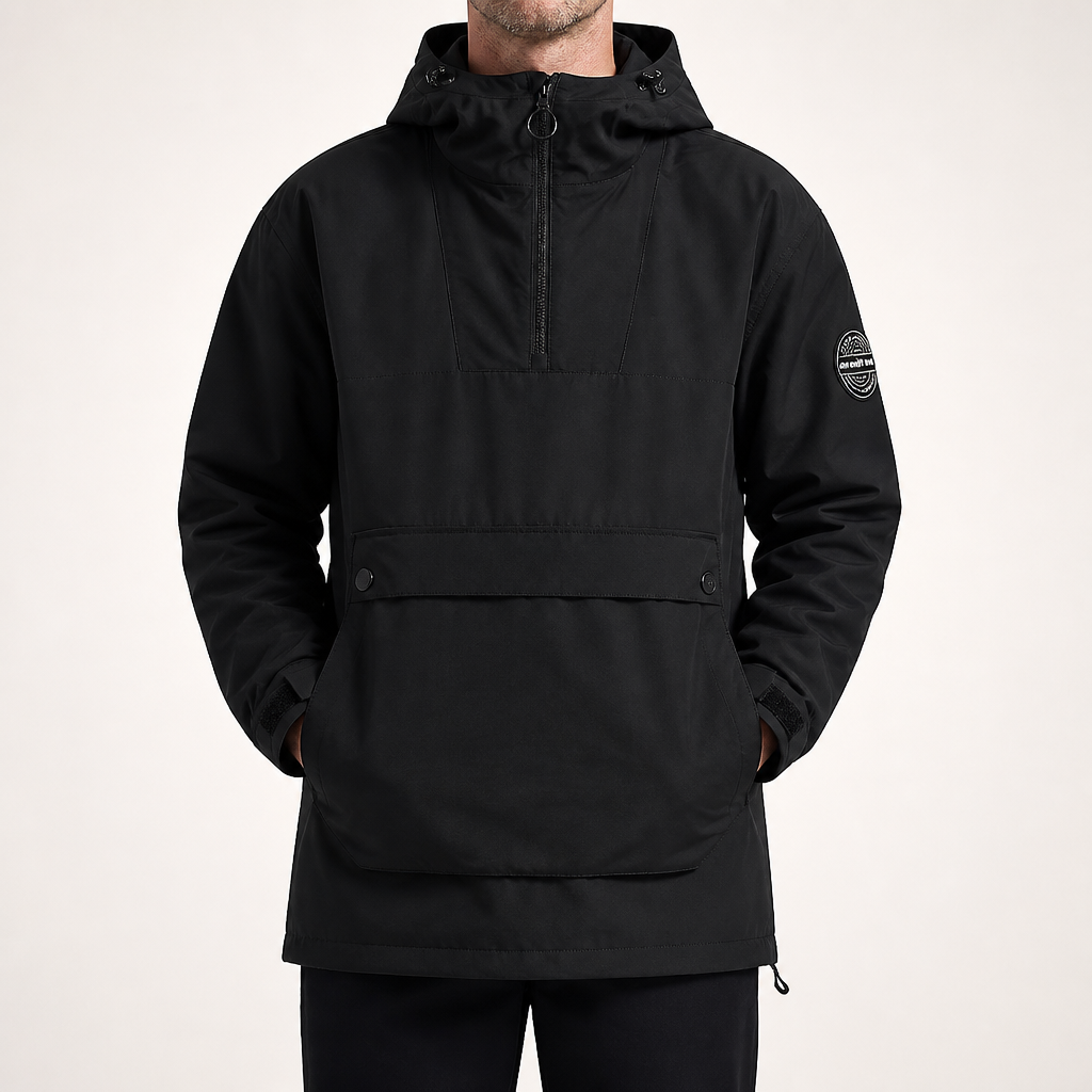 David | Mens Waterproof Windproof Snowboard Winter Ski Jacket, Black