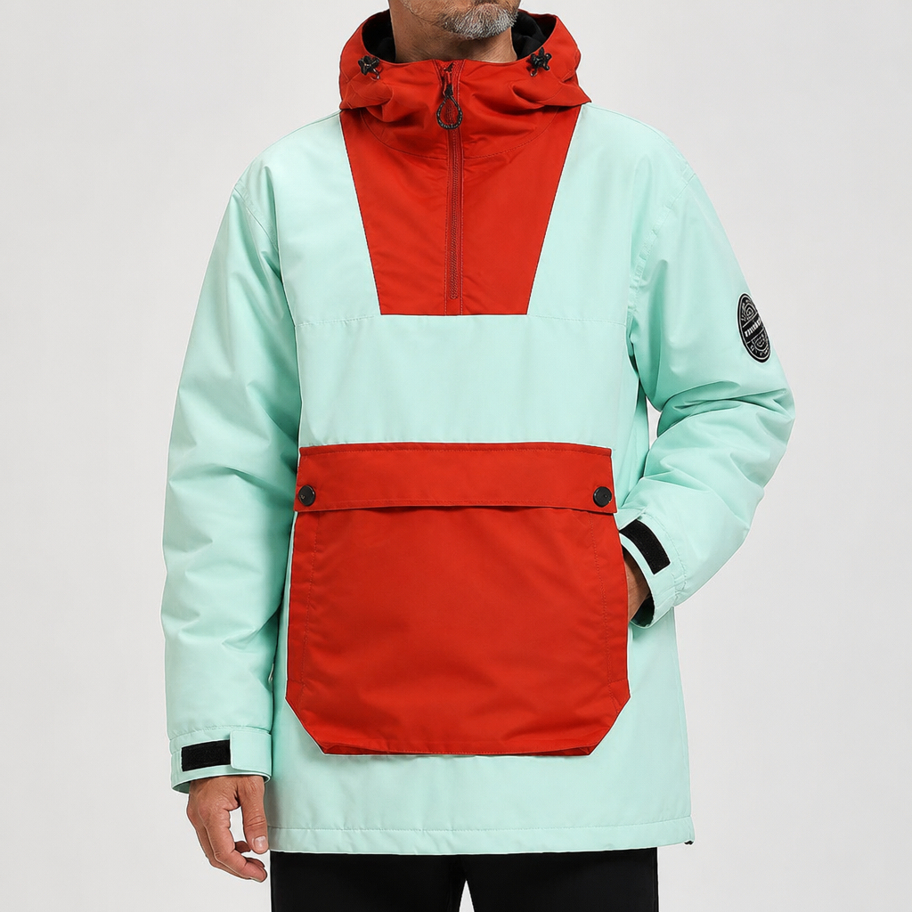 David | Mens Waterproof Windproof Snowboard Winter Ski Jacket, Light Green