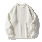Davis | Mens Heavy Ribbed Knit Sweater Loose Fit Pullover