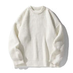 Davis | Mens Heavy Ribbed Knit Sweater Loose Fit Pullover