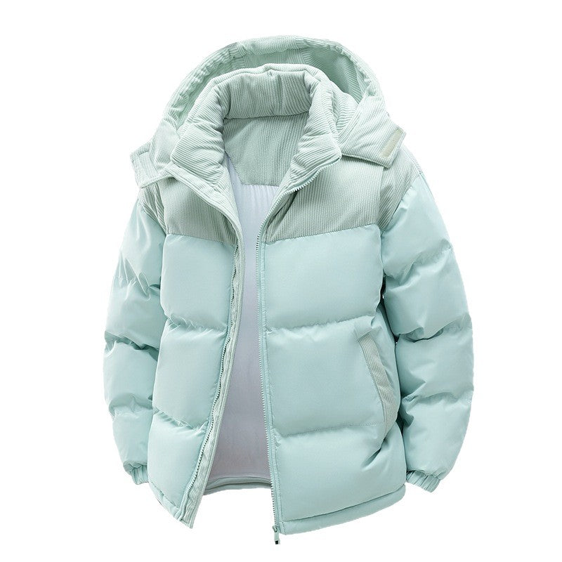Dean | Mens Puffer Jacket Fleece Lined Padded Winter Warm Quilted Coat