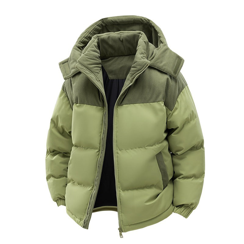 Dean | Mens Puffer Jacket Fleece Lined Padded Winter Warm Quilted Coat