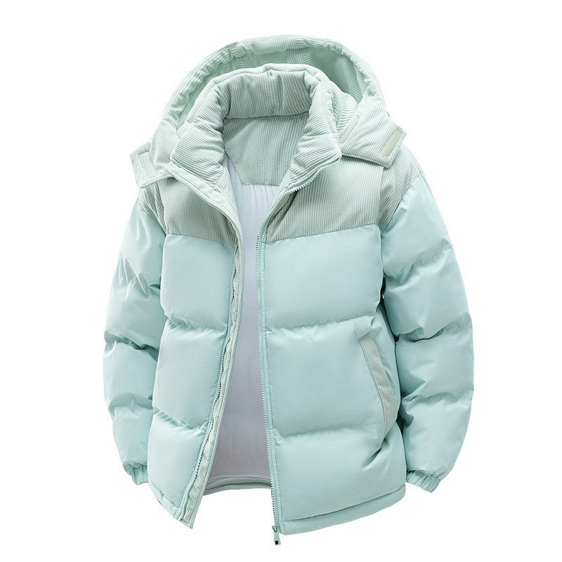 Dean | Mens Puffer Jacket Fleece Lined Padded Winter Warm Quilted Coat