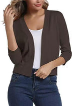 Delphine | Womens Knitted Cardigan Short Coat Versatile - 7