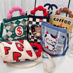 Denise | Womens Knitted Bucket Bag Crossbody Purse Shoulder Handbag