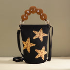 Denise | Womens Knitted Bucket Bag Crossbody Purse Shoulder Handbag