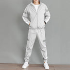 Desmond | Mens Sports Sweatshirt Reflective Long Sleeve Shirt - Grey