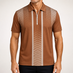 Dorian | Mens Printed Short Sleeve Casual Summer Polo Polo Shirt, Multi 12