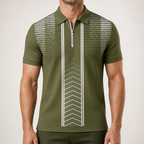 Dorian | Mens Printed Short Sleeve Casual Summer Polo Polo Shirt, Multi 2