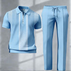 Dorian | Mens Printed Short Sleeve Casual Summer Polo Polo Shirt - Multi 9