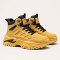 Dottie | Womens High Top Non Slip Walking Hiking Boots, Yellow