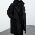 Dustin | Mens Winter Parka Coat Hooded Trench Mid Length Jacket