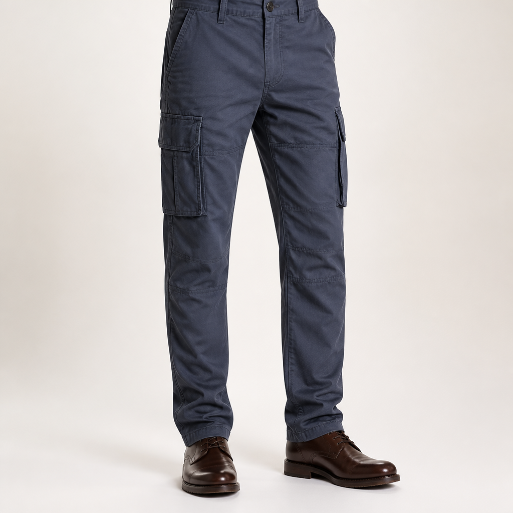 Dylan | Mens Cargo Work Multi Pocket Workwear Pants, Dark Grey