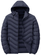 Eamon | Mens Puffer Jacket Padded Winter Jacket Lightweight Quilted Coat - 2
