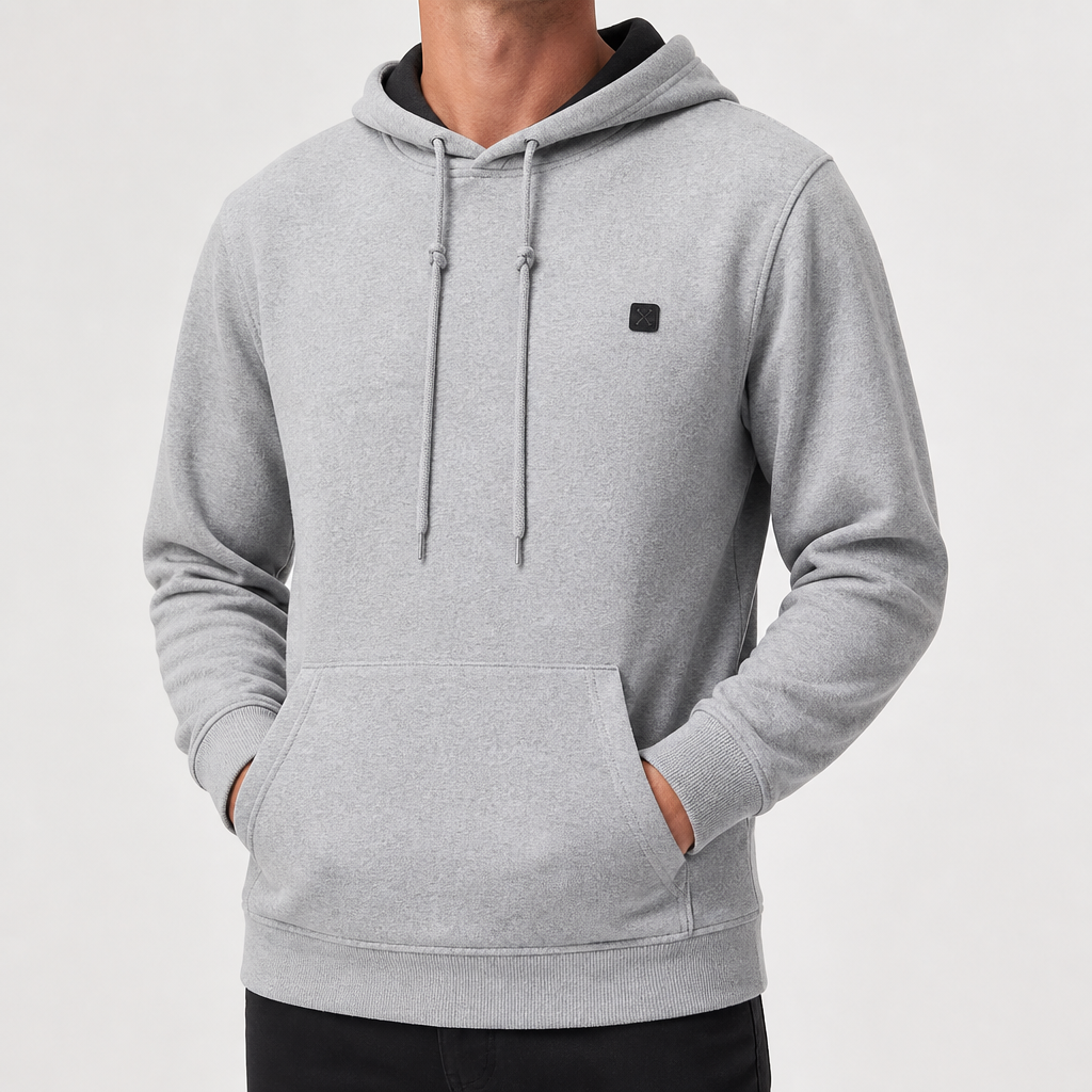 Earl | Mens Heated Hoodie Jacket USB 3 Heat Levels Winter Hooded Sweatshirt, Grey 2