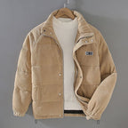 Easton | Mens Corduroy Padded Winter Soft Shell Jacket