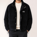 Easton | Mens Corduroy Padded Winter Soft Shell Jacket, Black