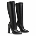 Eden | Womens Knight Pointed Toe Stiletto Heeled Ankle Boots