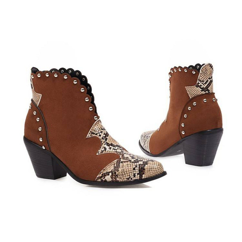 Elaine | Womens Heeled Ankle Boots Pointed Toe Low Cut Booties