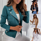Elise | Womens Slim Fit Leather Jacket - 1