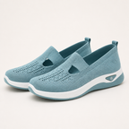 Elka | Womens Trainers Knit Lightweight Running Sports Sneakers, Sky Blue
