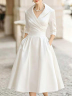 Ella | Womens Long Sleeve Wedding Guest Elegant Evening Waist Cinching Maxi Dress
